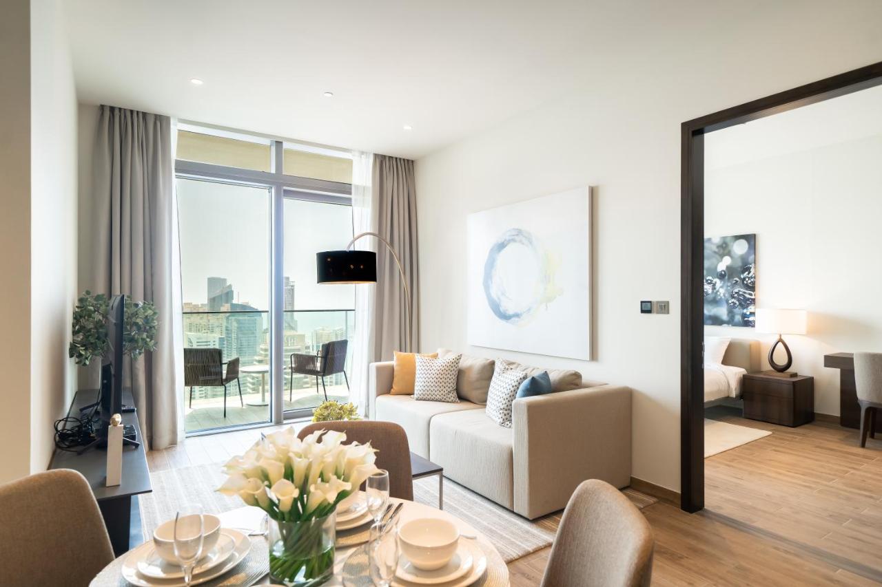 Luton Vacation Homes - Marina View & Luxury 1Br - Jumeirah Living Marina Gate Tower 3 - 54Ab49Ab36Ab 迪拜 外观 照片