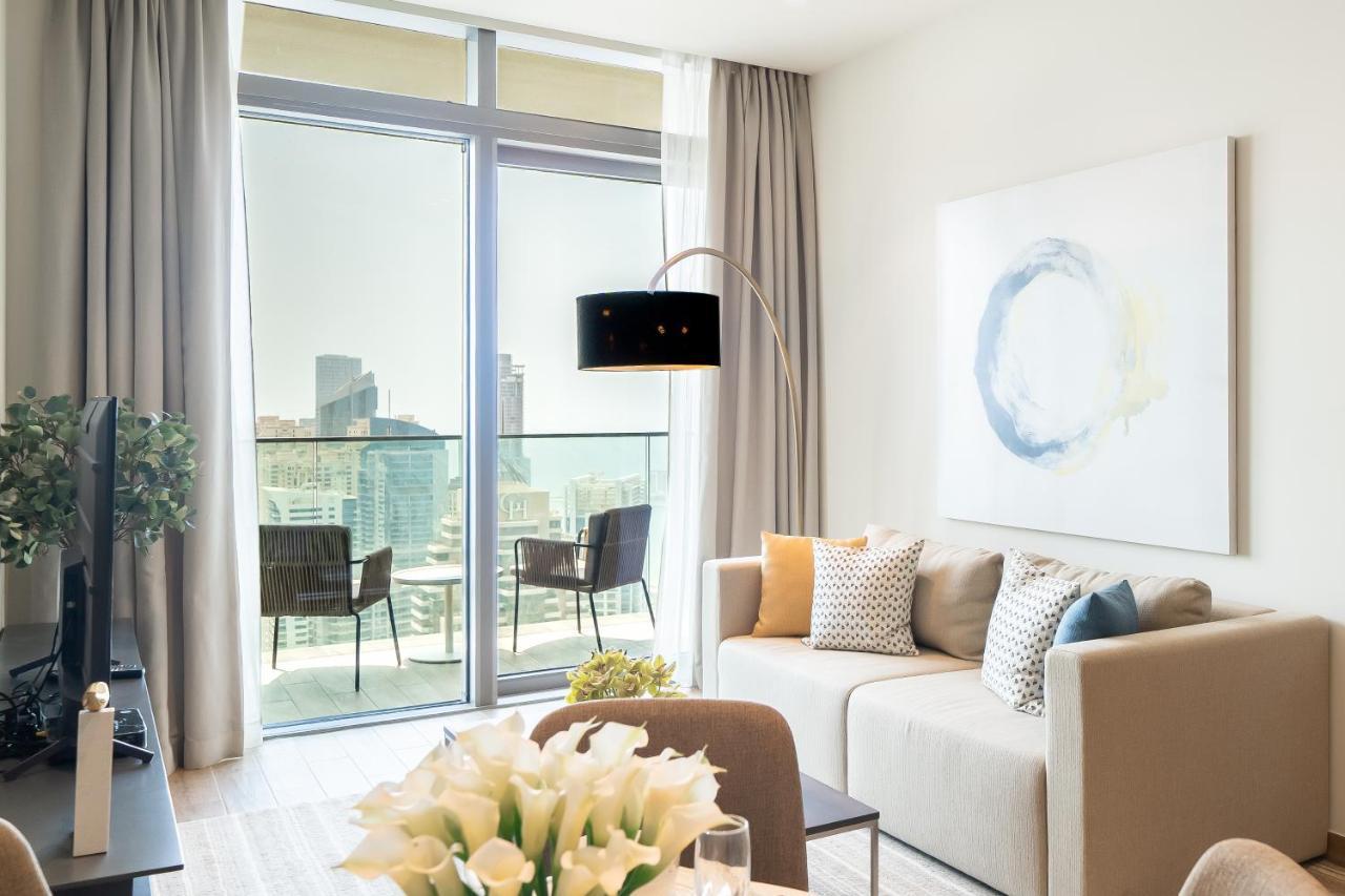 Luton Vacation Homes - Marina View & Luxury 1Br - Jumeirah Living Marina Gate Tower 3 - 54Ab49Ab36Ab 迪拜 外观 照片