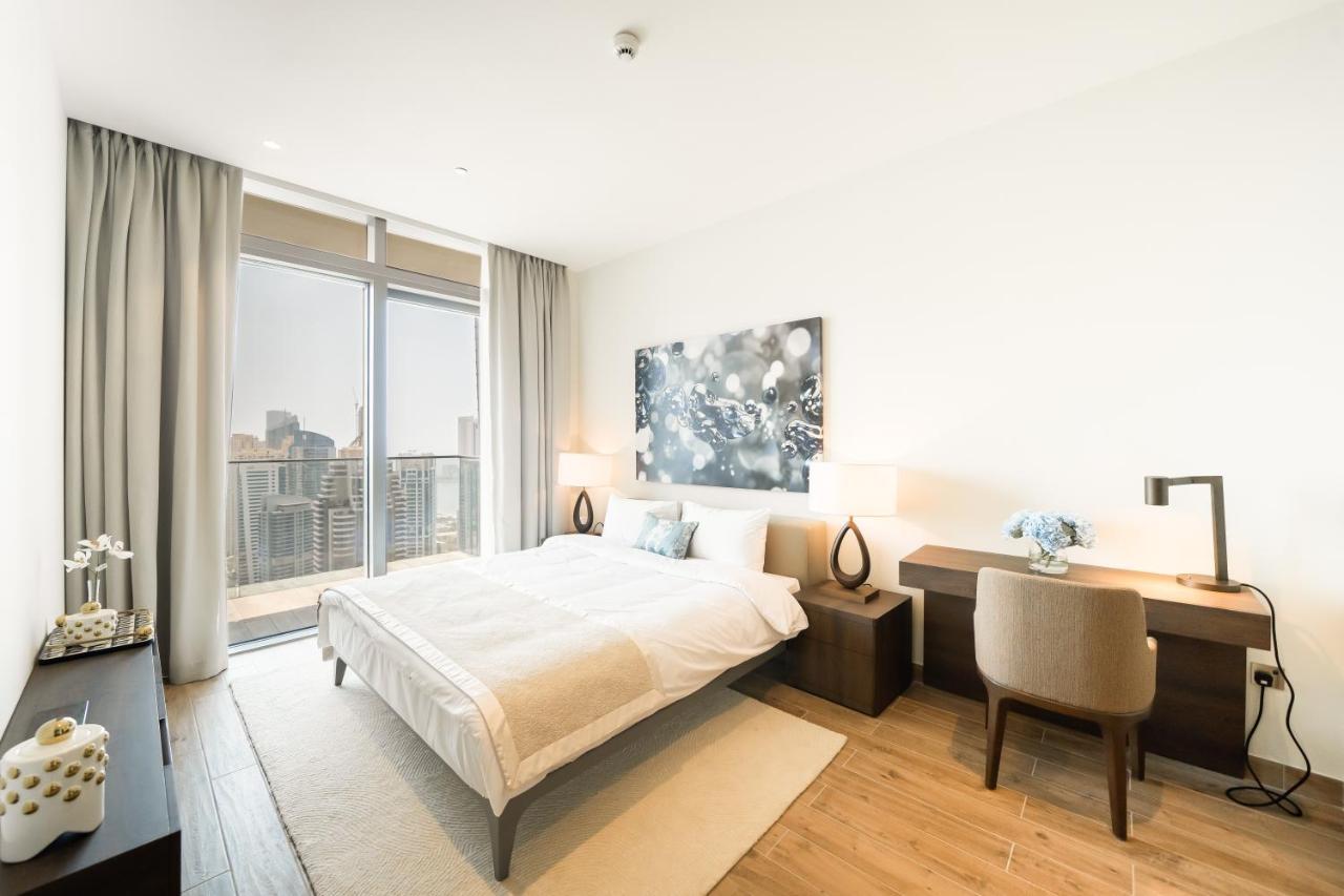 Luton Vacation Homes - Marina View & Luxury 1Br - Jumeirah Living Marina Gate Tower 3 - 54Ab49Ab36Ab 迪拜 外观 照片